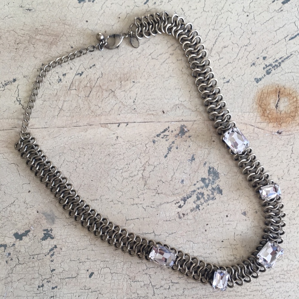 Chico’s Stunning Statement Necklace w/ Stones.